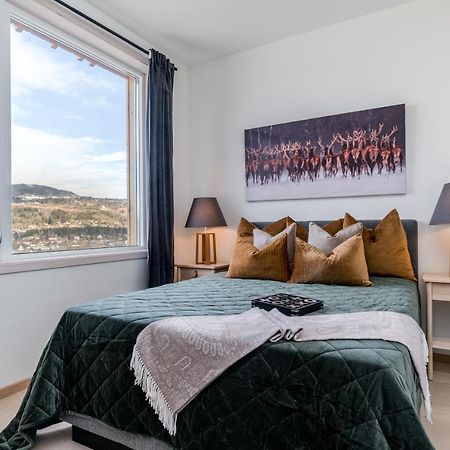 Mjos Tower Apartment - Lovely City View Sjusjøen Екстериор снимка