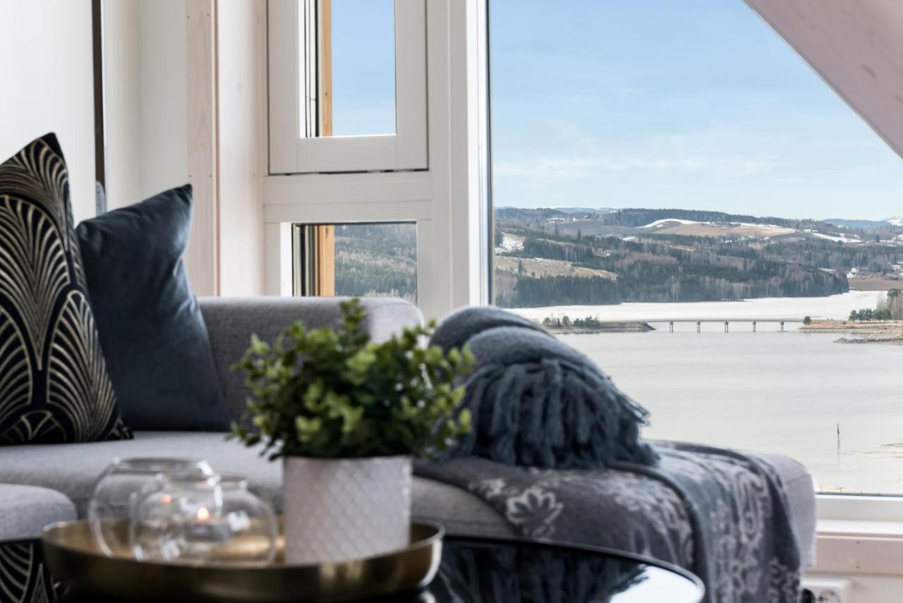 Mjos Tower Apartment - Lovely City View Sjusjøen Екстериор снимка